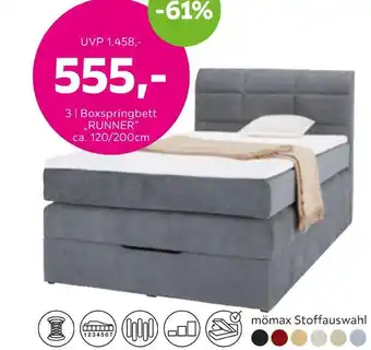 Mömax Boxspringbett „runner Angebot