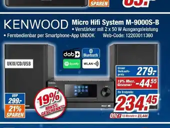Expert Kenwood micro hifi system m-9000s-b Angebot