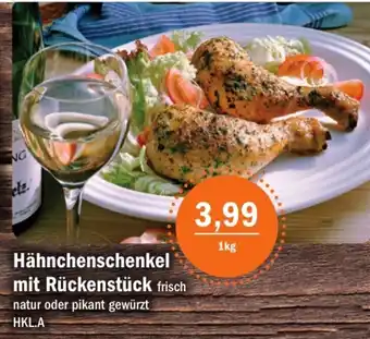 Aktiv Irma Hähnchenschenkel mit Rückenstück 1kg Angebot