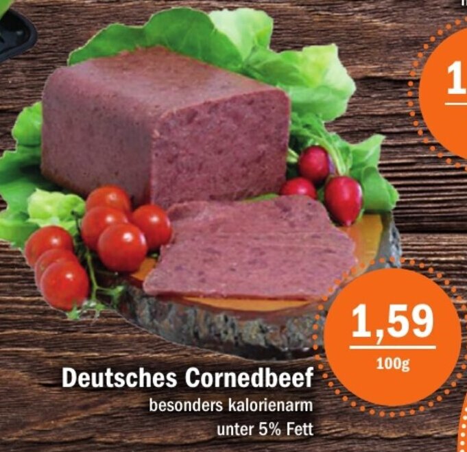 Deutsches Cornedbeef 100g Angebot bei Aktiv Irma
