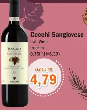 Aktiv Irma Cecchi Sangiovese 0,75L Angebot