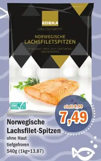 Aktiv Irma Norwegische Lachsfilet Spitzen 540g Angebot