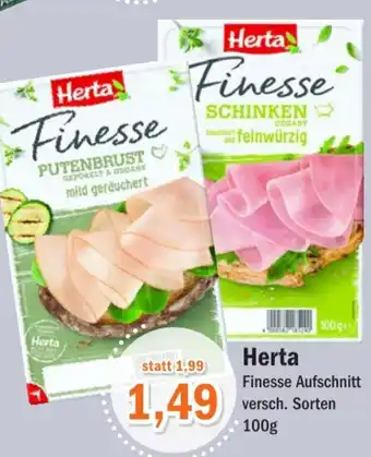 Aktiv Irma Herta Finesse Aufschnitt 100g Angebot