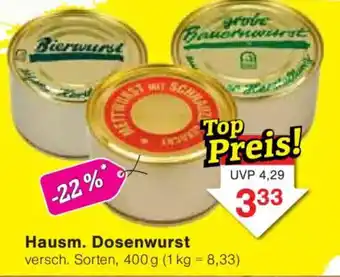 Jawoll Hausm. Dosenwurst Angebot