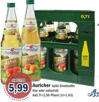 Aktiv Irma Auricher Apfel Direktsäfte 6x0,7L Angebot