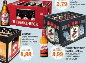 Aktiv Irma Hasseröder oder Haake Beck Pils 24x0,33L/25x0,33L Angebot