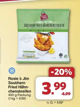 Famila Nord West Rosie & Jim Southern Fried Hähn- chenstreifen Angebot