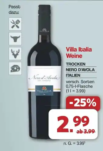 Famila Nord West Villa Italia Weine Angebot