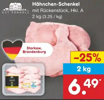 Netto Marken-Discount GUT PONHOLZ Hähnchen-Schenkel Angebot