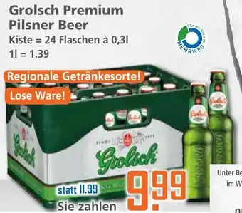 Klaas und Kock Grolsch Premium Pilsner Beer 24x0,3L Angebot