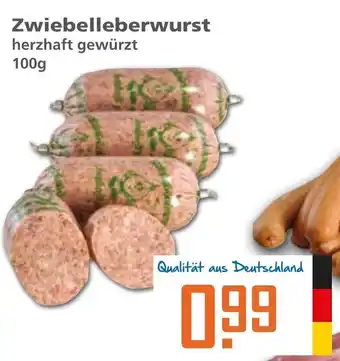 Klaas und Kock Zwiebelleberwurst 100g Angebot