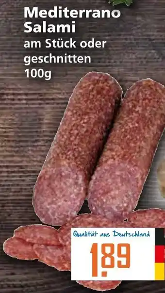 Klaas und Kock Mediterrano Salami 100g Angebot