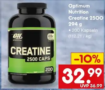 Netto Marken-Discount Optimum Nutrition Creatine 2500 Angebot