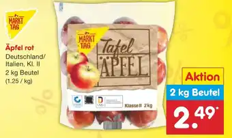 Netto Marken-Discount MARKT TAG Äpfel rot Angebot