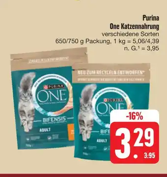 E-Center Purina one katzennahrung Angebot