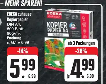 E-Center Edeka zuhause kopierpapier Angebot