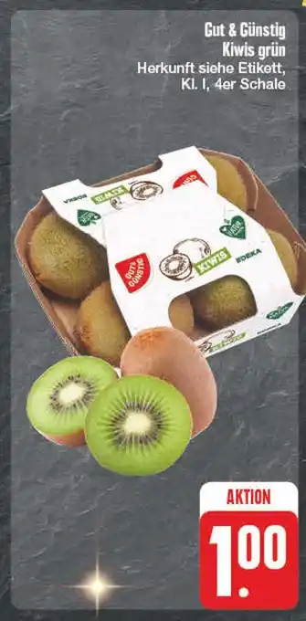 Edeka Gut & günstig kiwis grün Angebot