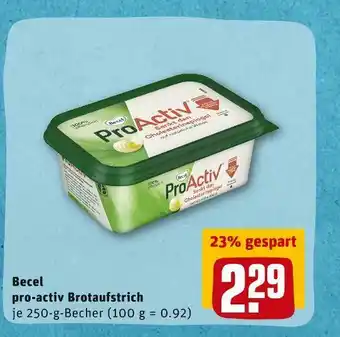 REWE Becel pro-activ brotaufstrich Angebot