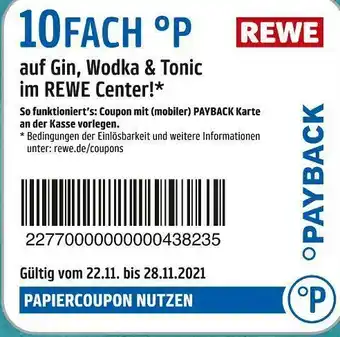 REWE Payback 10fach °p Angebot