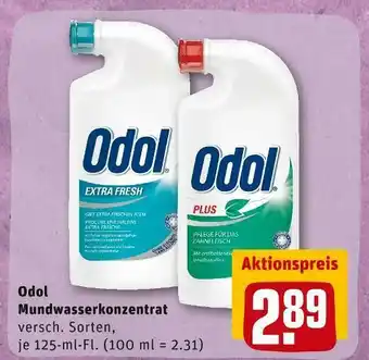 REWE Odol mundwasserkonzentrat Angebot