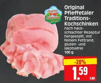 Edeka Herkules Original Pfieffetaler Traditions Kochschinken 100g Angebot