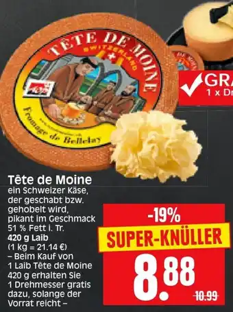 Edeka Herkules Tête de Moine 420g Angebot