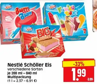 Edeka Herkules Nestlé Schöller Eis 288-840ml Angebot