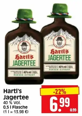 Edeka Herkules Hartl's Jagertee 0,5L Angebot