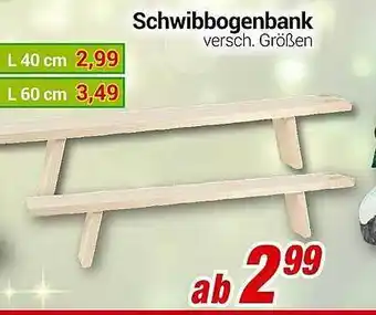 CENTERSHOP Schwibbogenbank Angebot