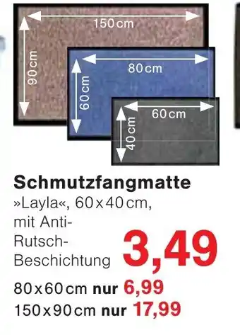 Wiglo Wunderland Schmutzfangmatte Angebot