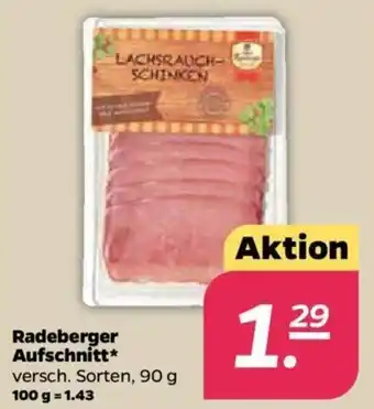 NETTO Radeberger Aufschnitt 90g Angebot