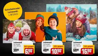 REWE Rewe foto leinwand Angebot