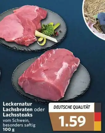 Combi Leckernatur Lachsbraten oder Lachssteaks 100g Angebot