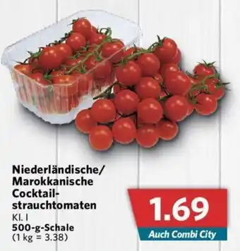 Combi Niederländische/Marokkanische Cocktailstrauchtomaten 500g Angebot