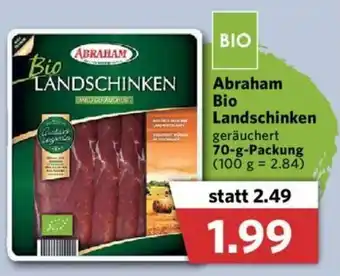 Combi Abraham Bio Landschinken 70g Angebot