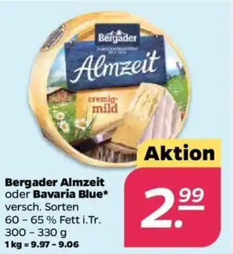 NETTO Bergader Almzeit oder Bavaria Blue 300-330g Angebot