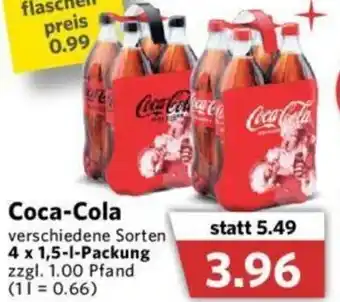 Combi Coca Cola 4x1,5L Angebot