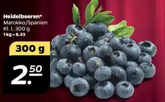 NETTO Heidelbeeren 300g Angebot