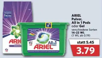 Combi Ariel Pulver , All in 1 Pods oder Gel 14-22WL Angebot