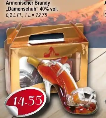 Mix Markt Armenischer Brandy Damenschuh 0,2L Angebot