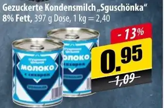 Mix Markt Gezuckerte Kondensmilch Sguschönka 397g Angebot