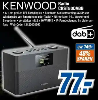 Expert Kenwood Radio CRST80DABB Angebot