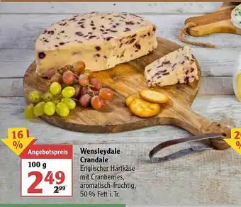 Globus Wensleydale Crandale Angebot