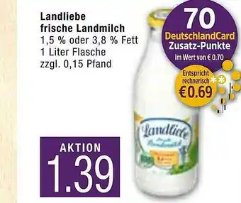 Marktkauf Landliebe Frische Landmilch Angebot