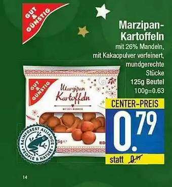 E-Center Gut & Günstig Marzipan-kartoffeln Angebot