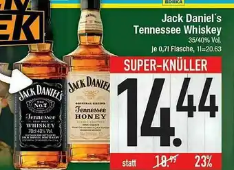 E-Center Jack Daniel's Tennesee Whiskey Angebot