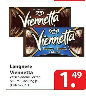 Famila Nord Ost Langnese Viennetta Angebot