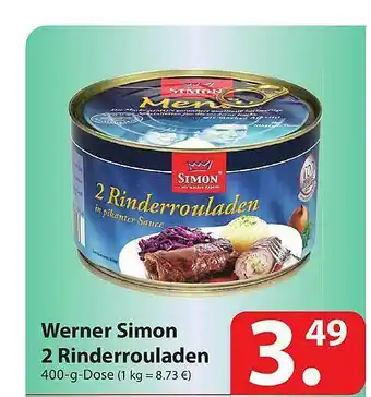 Famila Nord Ost Werner Simon 2 Rinderrouladen Angebot