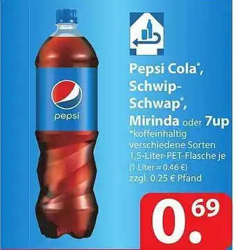 Famila Nord Ost Pepsi Cola, Schwip-schwap, Mirinda Oder 7up Angebot