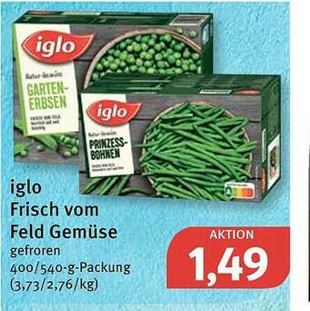 Feneberg Iglo Frisch Vom Feld Gemüse Angebot